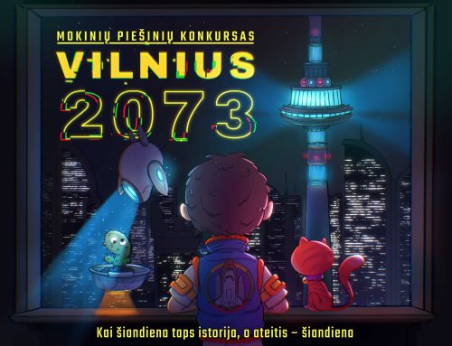 Mokinių piešinių konkursas „Vilnius 2073“